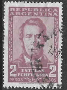 Argentina 666: 2p Esteban Echeverria, used, F-VF