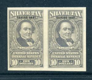 Scott RG70a thru RG75a Silver Tax Revenue Imperf Stamp Pair Set (Stock RG75-1)