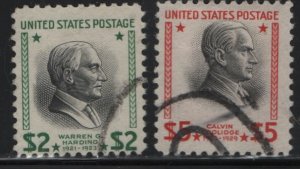 USA  833-834   USED