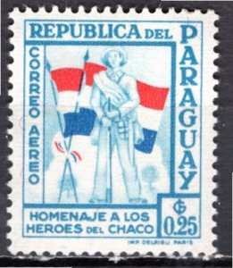 Paraguay; 1957: Sc. # C236: MLH Single Stamp