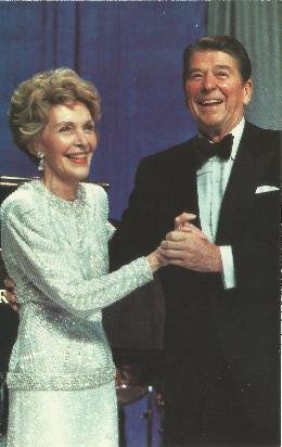 Reagan & Nancy dancing at Inaugural Ball  1985