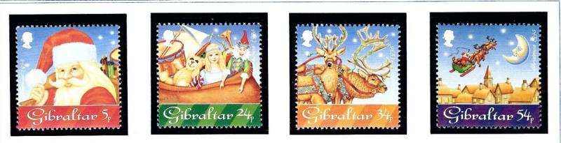 Gibraltar 698-701 MNH 1995 Christmas