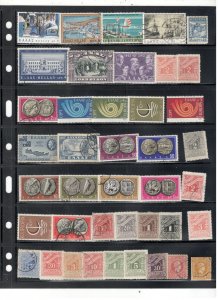 GREECE COLLECTION ON STOCK SHEET MINT/USED