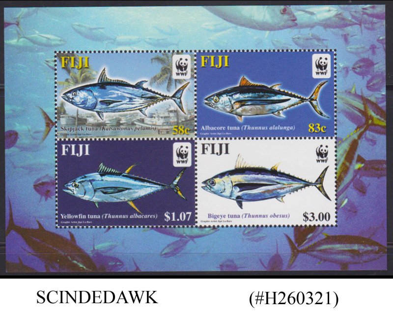 FIJI - 2004 WWF FISH / SEA LIFE MIN/SHT MNH