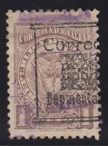 Colombia 1909 1p Brown Departmental Used. Scott L21