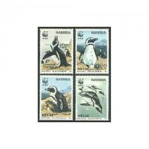 EDSROOM-8096 Namibia 821-824 MNH 1987 Complete Penguins