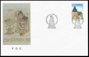 Finland-Aland 88,FDC.Michel 148. Churches:Eckero,1998.