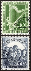 Germany Stamps # 9NB4-5 Used XF Scott Value $82.50