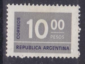 Argentina 1118 MNH 1976 10p gray and vio blue