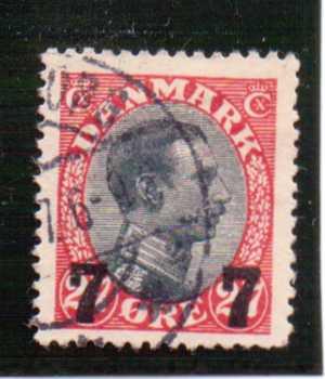 Denmark  Scott#  182  Used 