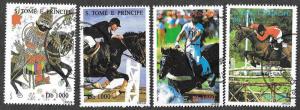 Sao Tome & Principe SC 1217a,e,f,g - Horses - CTO - 1995