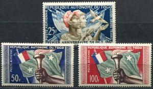 Togo SC# C21-3 Allegory & Flag of Independence, mint hinged