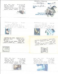 Australia Antarctic Territory 16 packets of OGNH - See Description