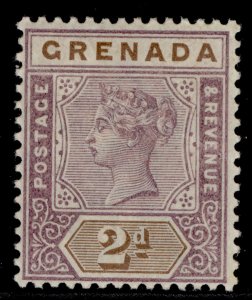 GRENADA QV SG50, 2d mauve & brown, LH MINT. Cat £40.