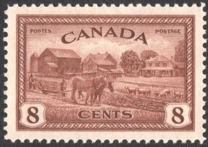 Canada SC#268 8¢ Ontario Farm Scene (1946) MNH