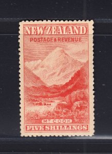 NEW ZEALAND: #83 5/- Mint OG LH Cat. $400.00