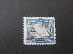 Cook Islands 1932 Sc 87b Perf.14 MH