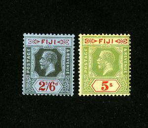 Fiji Stamps # 105-6 F-VF OG LH Set of 2 Scott Value $60.00