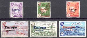 Herm Island MNH set/6 1961 Europa