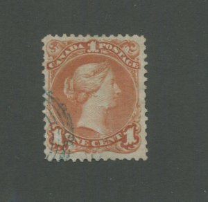 Canada Postage Stamp #22 Used VF