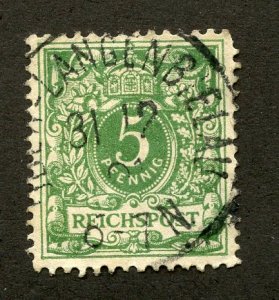 Germany, Scott #46, Used