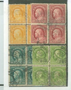 United States #510-513  Multiple