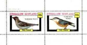 Eynhallow 1982 Birds #36 (Waxwing & Nuthatch) perf se...