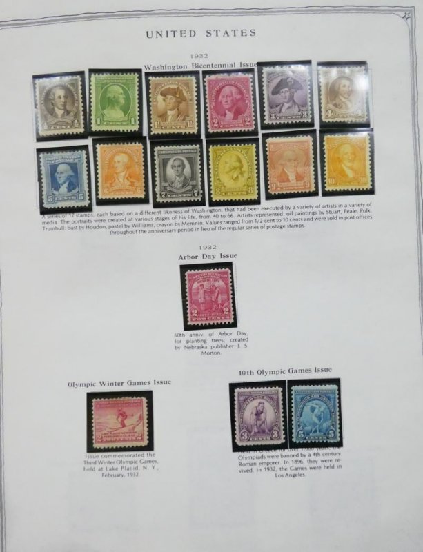 EDW1949SELL : USA Nice, all Mint Starter collection on pages between 1909-1961.