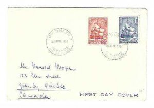 DENMARK First day cover Scott# 327 & 328