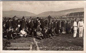 1915 WW1 England Isle of Man Knockaloe Internment Camp Gymnastics Postcard Cover