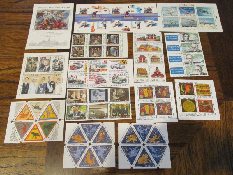 Sweden Souvenir Sheet Lot Mint Never Hinged- (KB7) #2