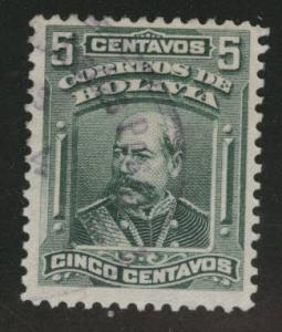 Bolivia Scott 105 Used 1913 stamp