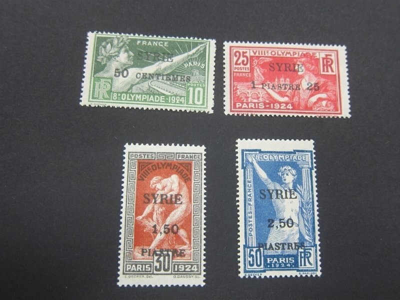 French syria 1924 Sc 133-36 set MH