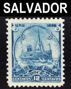 El Salvador Scott 164 wtmk 117 F to VF mint OG HHR reprint.  FREE..