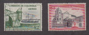 Colombia - 1954 - SC C250-51 - Used