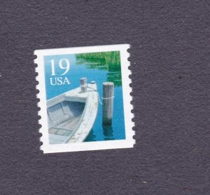 Single 19c Fishing Boat Sennett US #2529c MNH F-VF