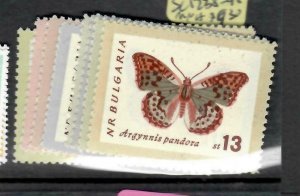 Bulgaria Butterfly SC 1238-45 MNH (9epu) 