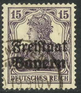 BAVARIA 1919 15pf FREISTAAT Overprint on Germania Issue Sc 181 VFU
