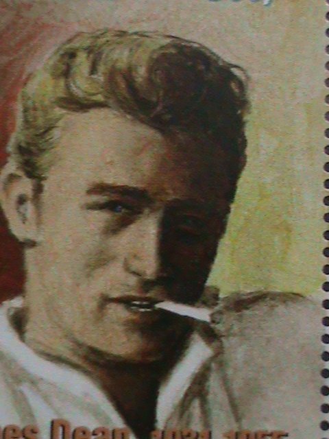 TANZANIA -1955 FAMOUS MOVIE STAR-JAME DEAN-PAINTINGS MNH FULL SHEET VERY FINE