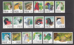 Palau 266-283 Birds MNH VF