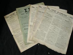 THE IPR & COLLECTORS NEWS No's 1 2 & 1 (new series) 1902 & 1903