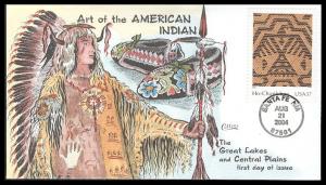 #3873d American Indian Art Collins FDC