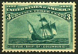 U.S. #232 MINT OG LH