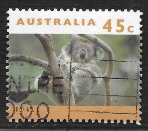 Australia #1279 45c Threatened Species - Koala In Tree