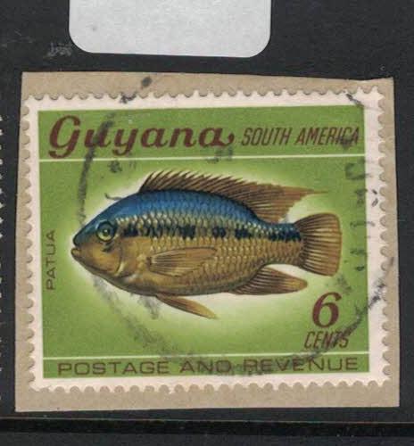 Guyana Fish Aurora Town Cancel VFU SC 7dua) VFU (7dua)