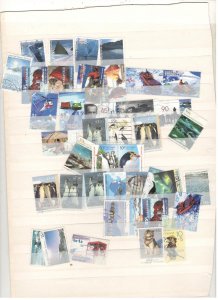 AUSTRALIA ANTARTICA COLLECTION ON STOCK SHEETS, BOTH MINT/USED