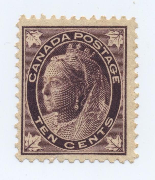 Scott# 73 (A31) 10c brown violet 1898 unused no gum