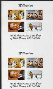Angola 2000 Millennium & Birth Centenary of Walt Disn...