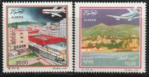 Algeria 1991 Air post stamps Airplane Sc C20-C21 MNH A3176