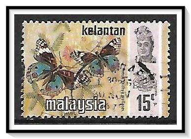 Kelantan #103 Sultan & Butterflies Used